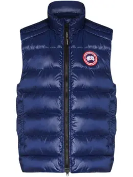 Canada Goose: Синий жилет  Crofton