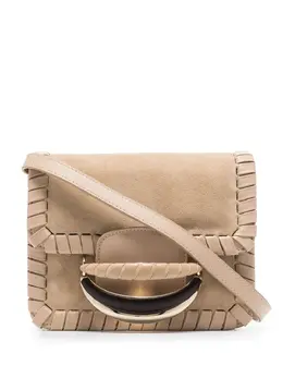 Chloé: Бежевый клатч 
