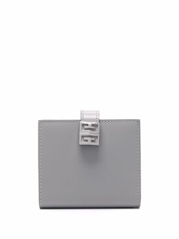 Givenchy: Серебристый кошелёк  4G Small
