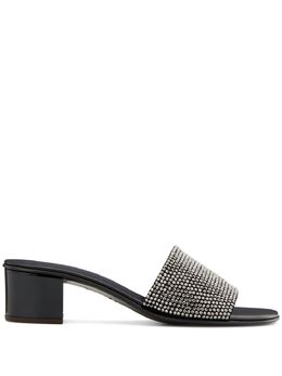 Giuseppe Zanotti: Чёрные сандалии  Adelia