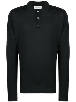 John Smedley: Поло с длинным рукавом 