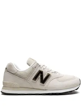 New Balance: Светлые кроссовки  574