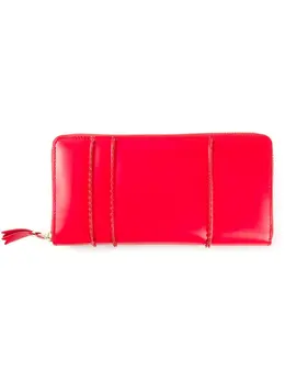 Comme Des Garçons Wallet: Красный кошелёк 