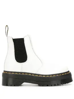 Dr. Martens: Белые ботинки 