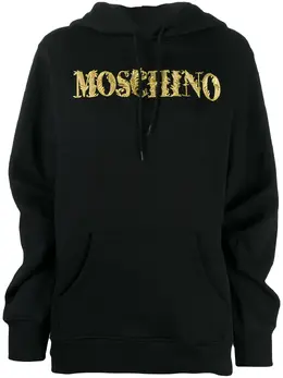 Moschino: Толстовка с вышивкой 