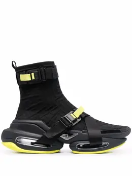 Balmain: Чёрные кроссовки  B-Bold