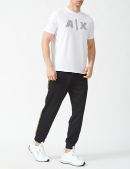 ARMANI EXCHANGE: Білі футболки 