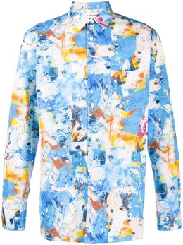 Comme Des Garcons Shirt: Рубашка с принтом 