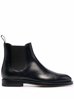 Santoni: Чёрные мокасины 
