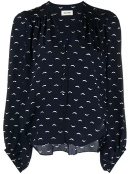Zadig&Voltaire: Блуза с принтом 