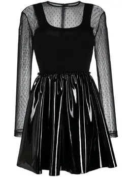 RED Valentino: Блестящее платье 