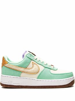Nike: Зелёные кроссовки  Air Force 1 Low