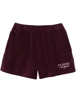 Sporty & Rich: Бархатные шорты 