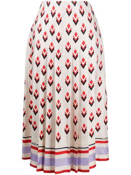 Valentino: Плиссированная юбка 