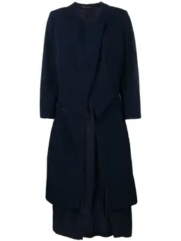 Comme Des Garçons Pre-Owned: Голубое пальто 