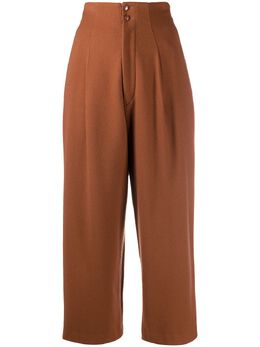 Yohji Yamamoto Pre-Owned: Коричневые брюки 