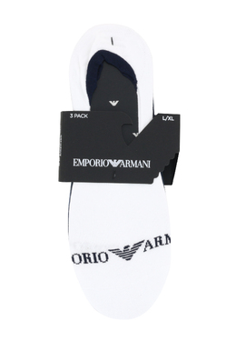 EMPORIO ARMANI Underwear: Белые носки 