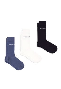 EMPORIO ARMANI Underwear: Белые носки 