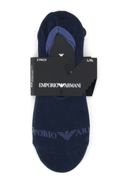 EMPORIO ARMANI Underwear: Синие носки 