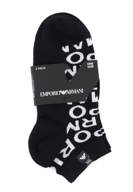EMPORIO ARMANI Underwear: Чёрные носки 