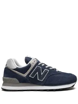 New Balance: Голубые кроссовки  Core