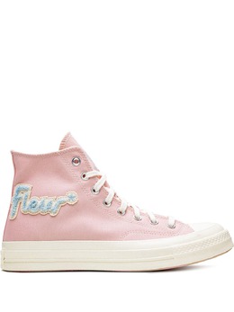 Converse: Розовые кроссовки  Chuck 70 Hi