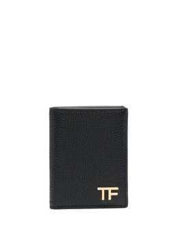 TOM FORD: Чёрный картхолдер  Logo