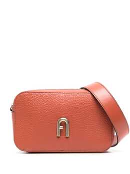 Furla: Оранжевая сумка через плечо  Primula