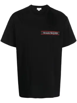 Alexander McQueen: Хлопковая футболка 
