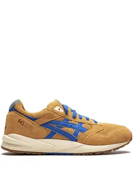 ASICS: Коричневые кроссовки  Gel-Saga