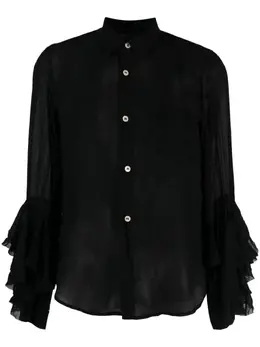Comme Des Garçons Comme Des Garçons: Прозрачная рубашка 