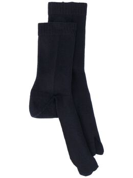 Maison Margiela: Синие носки  Tabi