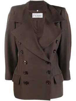 Gianfranco Ferré Pre-Owned: Двубортная куртка 