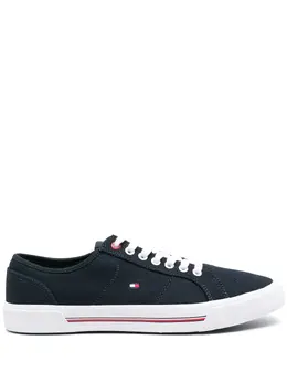 Tommy Hilfiger: Синие кроссовки  Signature