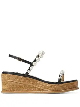 Jimmy Choo: Чёрные мокасины 