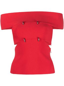 Alexander McQueen: Топ с открытыми плечами 