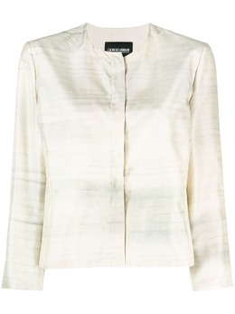 Giorgio Armani Pre-Owned: Бежевая куртка 
