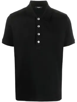 Balmain: Чёрное поло 