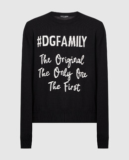 Dolce&Gabbana: Чёрный свитер 