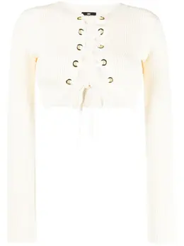 Elisabetta Franchi: Кружевное кардиган 