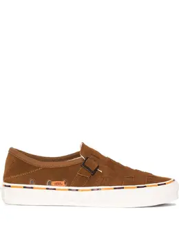 Vans: Коричневые кроссовки 