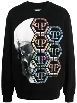 Philipp Plein: Свитшот  Skull с принтом