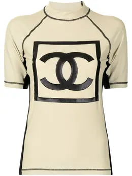 Chanel Pre-Owned: Спортивная футболка 