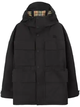 Burberry: Пуховик  Pocket с карманами