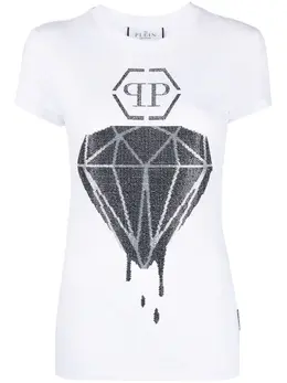 Philipp Plein: Футболка с принтом 