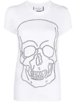 Philipp Plein: Белая футболка 