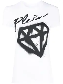 Philipp Plein: Белая футболка 