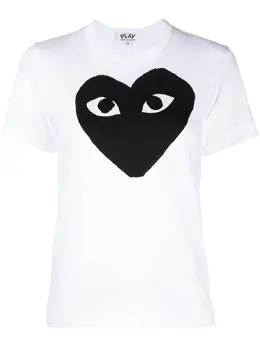 Comme Des Garçons Play: Футболка с принтом 