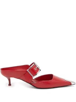 Alexander McQueen: Красные сабо 