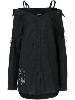 Marcelo Burlon County Of Milan: Чёрное платье 